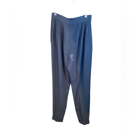 State of Claude Montana Power Suit 1980’s Black Twill Defined Shoulder Pads 6 - Picture 3 of 16